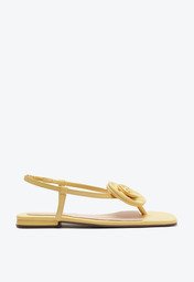 Sandália Amarela Anacapri Slim Flor