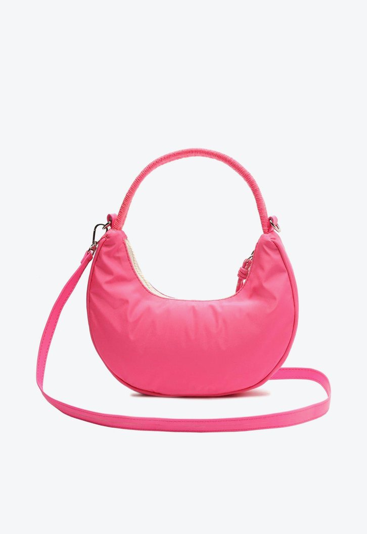 Bolsa Crossbody Rosa Anacapri Baguete Nylon Sporty