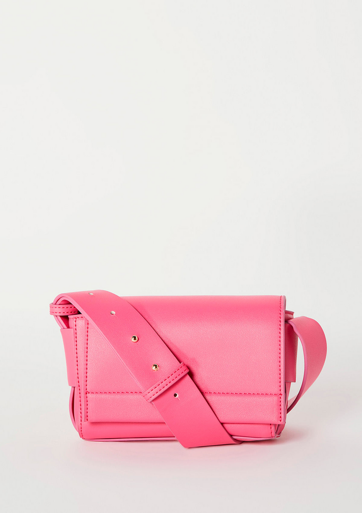 Bolsa Rosa Hering Tiracolo Feminina Média