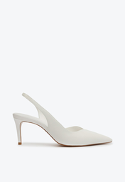 Sapato Scarpin Branco Schutz Couro