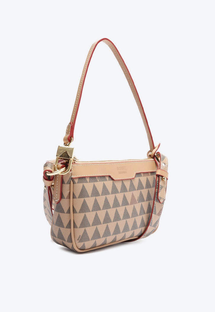 Bolsa Tiracolo Bege Schutz Triangle