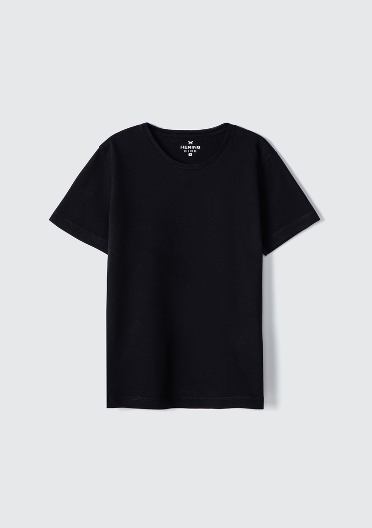 Camiseta Preto Hering Básica Manga Curta Slim