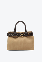 Bolsa Tote Amber Média Bege