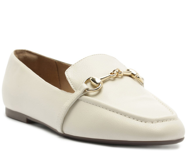Mocassim Bridão Monocolor Branco