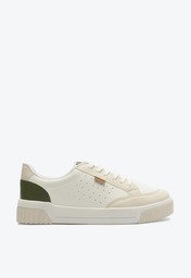 Tênis Sola Vulcanizada Urban Furinhos Branco e Verde