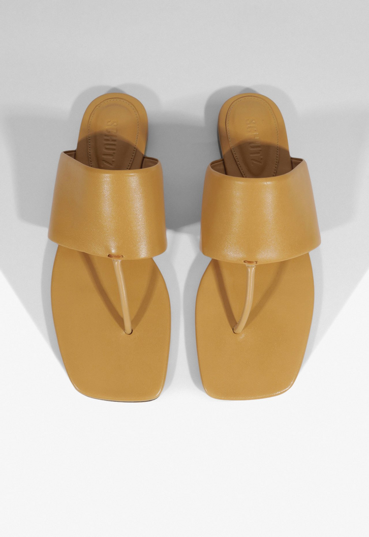 Sandália Rasteira Martha Marrom