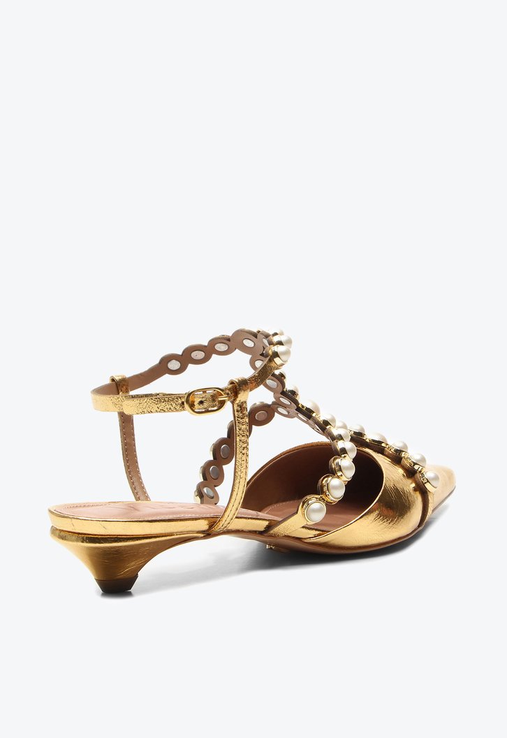 Slingback Lazio Dourado