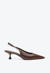 Slingback Servia Marrom