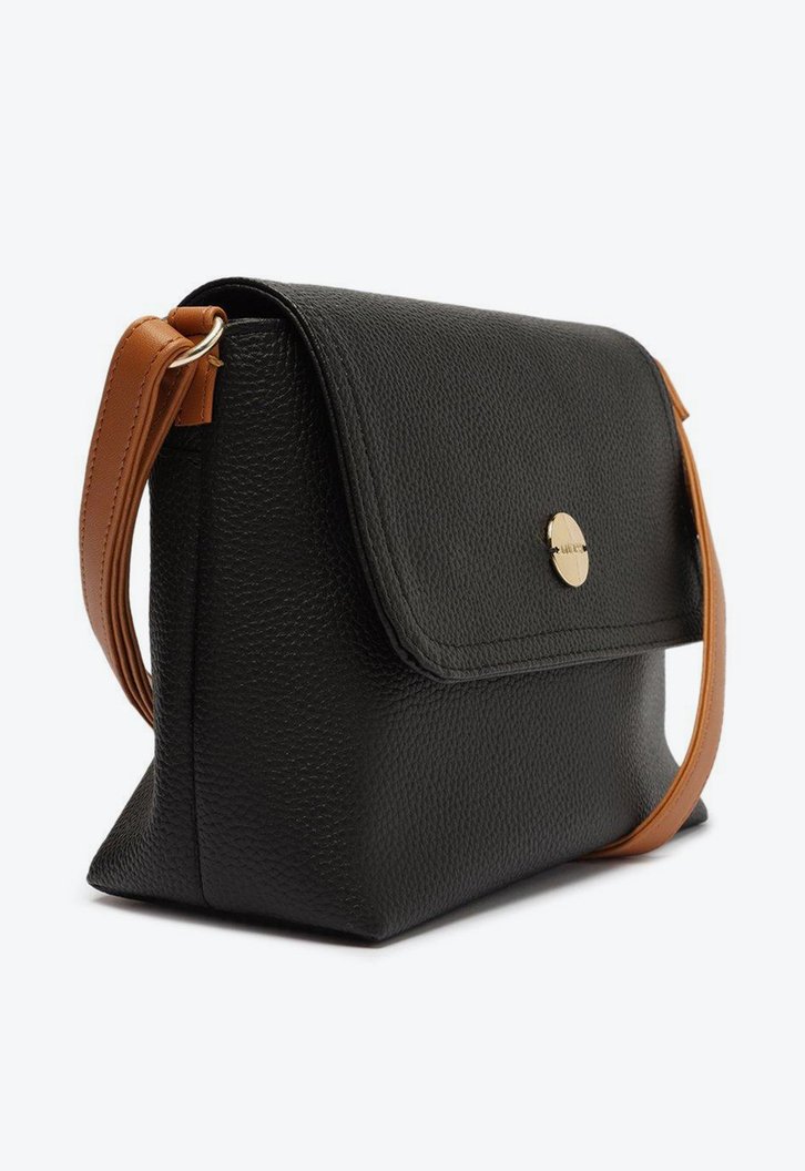 Bolsa Tiracolo Preta Anacapri Básica Pequena
