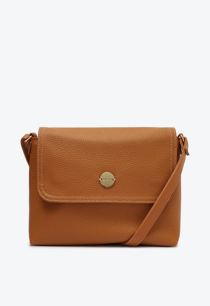 Bolsa Tiracolo Marrom Anacapri Básica Pequena