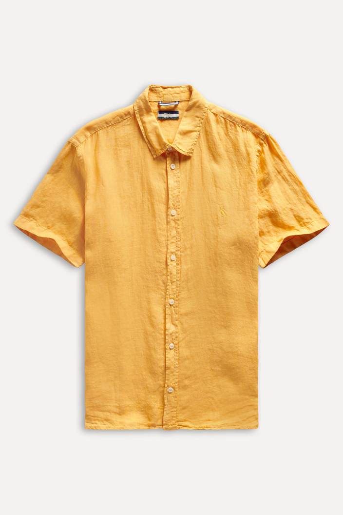CAMISA AMARELA RESERVA LINHO
