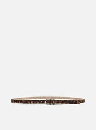 Cinto Animal Print Arezzo Onça Pelo Fino