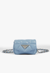 Bolsa Tiracolo Azul Schutz 944 Pequena Couro