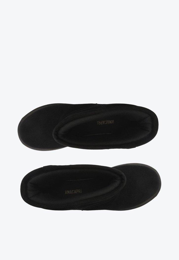 Bota Preta Anacapri Acamurçada Comfy
