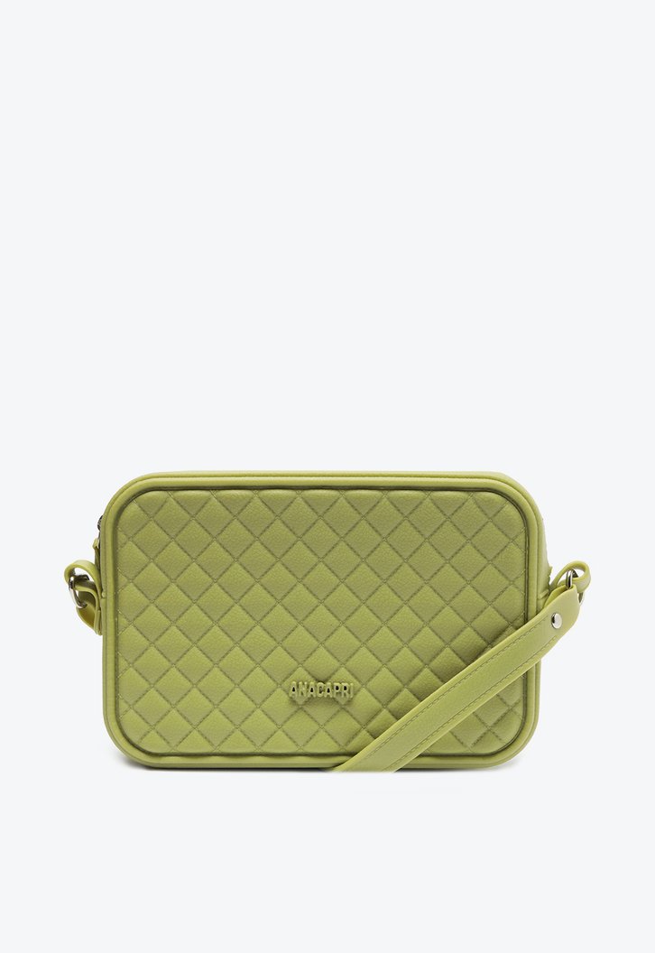 Bolsa Crossbody Verde Anacapri Média Matelassê Triangular