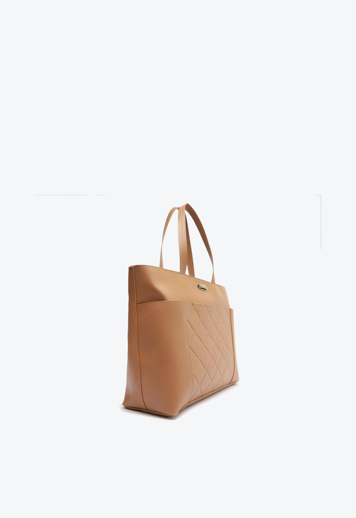 Bolsa Shopping Nude Anacapri Matelassê Grande