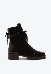 Quilted Clarita Combat Black