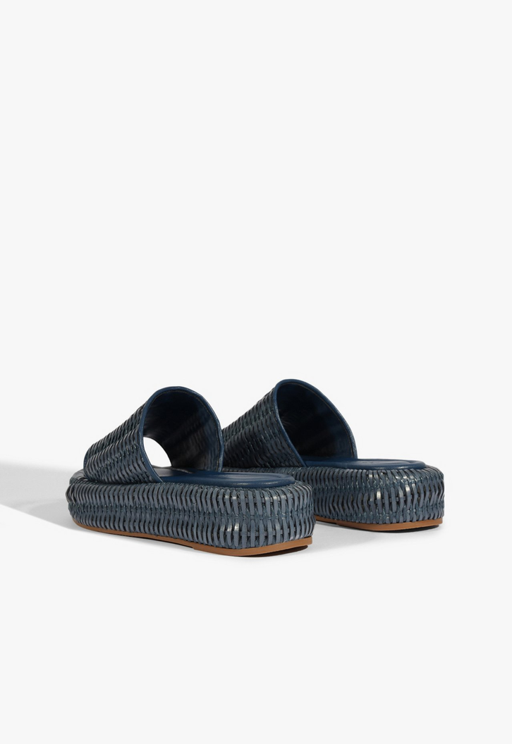 Chinelo Plataforma Azul