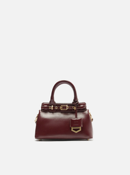 Bolsa Tote Vermelha Arezzo Couro Pequena Bag Charm Victória