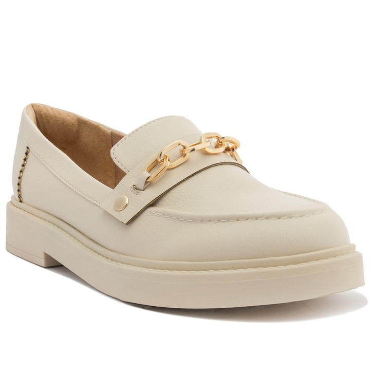 Mocassim Nude Detalhe Removível