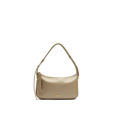 Bolsa Tiracolo Pequena Zíper Dourada