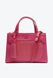 Bolsa Tote Rosa Anacapri Média Palha