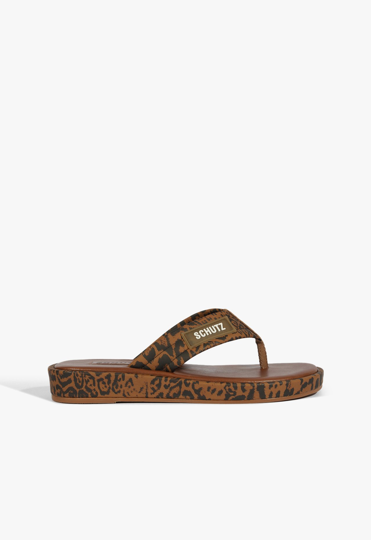 Chinelo Zoe Estampa Animal