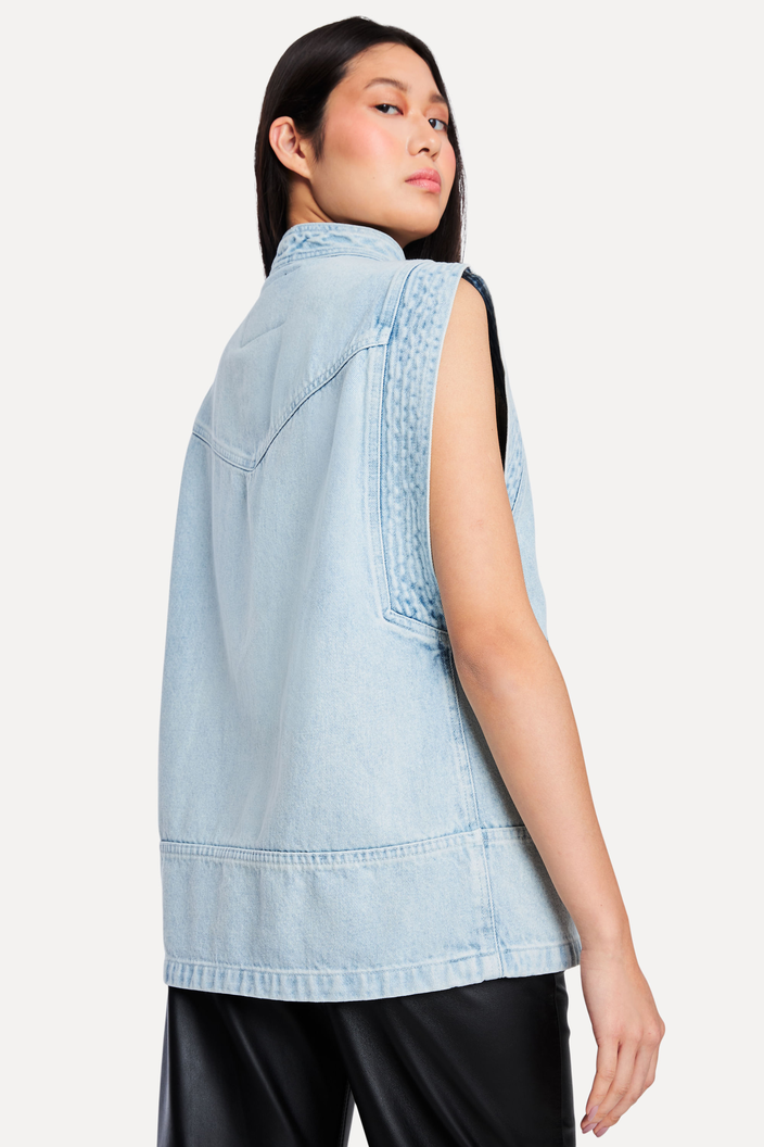 MAXI AZUL REVERSA COLETE JEANS