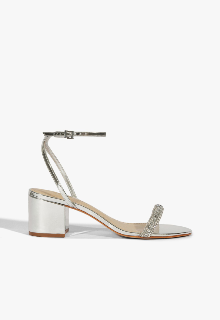 Sandália Eve Block Prata | ZZ MALL