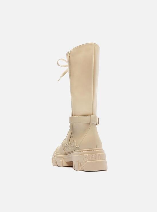 COTURNO OFF-WHITE AREZZO CANO ALTO TRATORADO