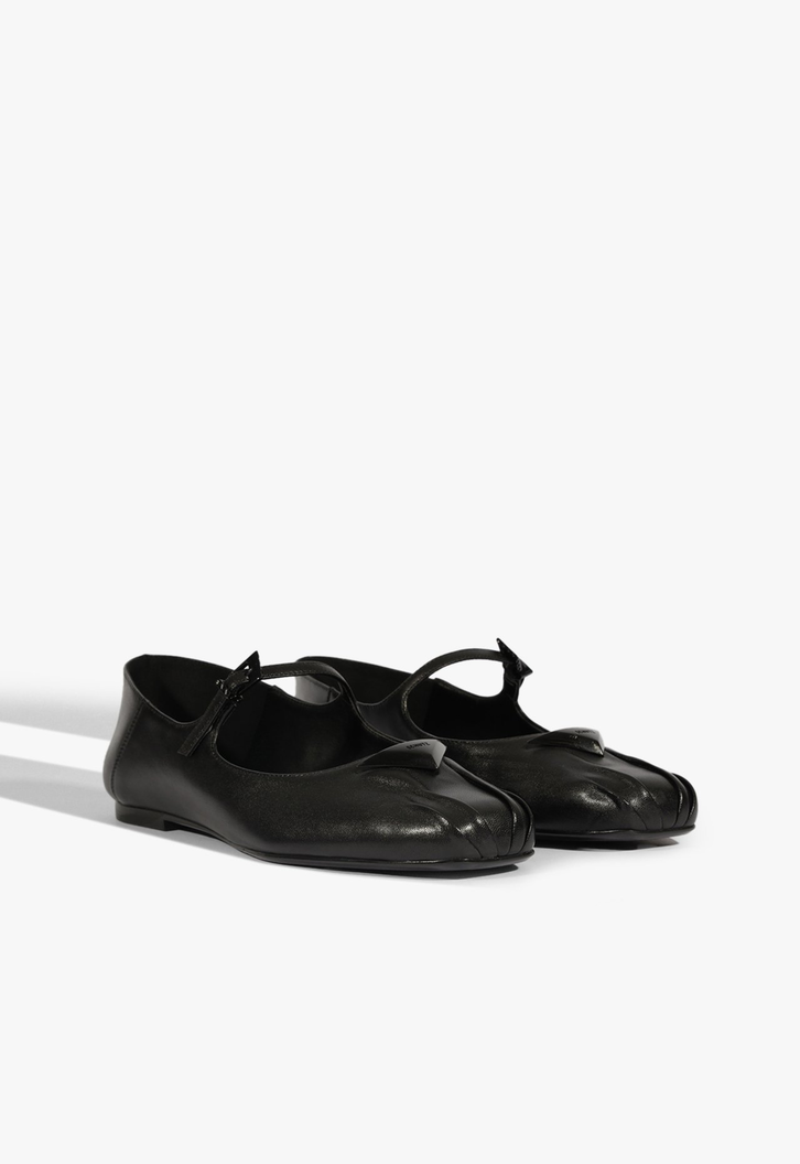 Sapatilha Hint Ballerinas Couro Preta
