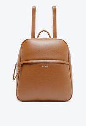 Mochila Marrom Anacapri Média Zíper Básica