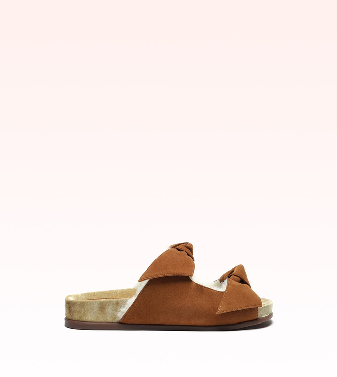 Lolita Birman Slide Shearling Syrup