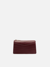 Bolsa Tiracolo Vermelha Pequena Costuras