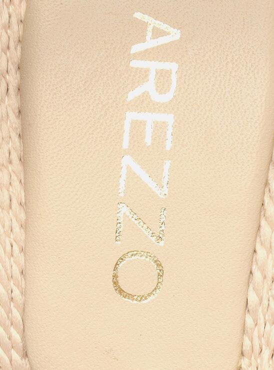 SANDÁLIA OFF-WHITE AREZZO COURO BLOCO FLARE