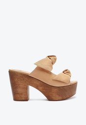 Asymmetric Clarita Clog Pink Stone