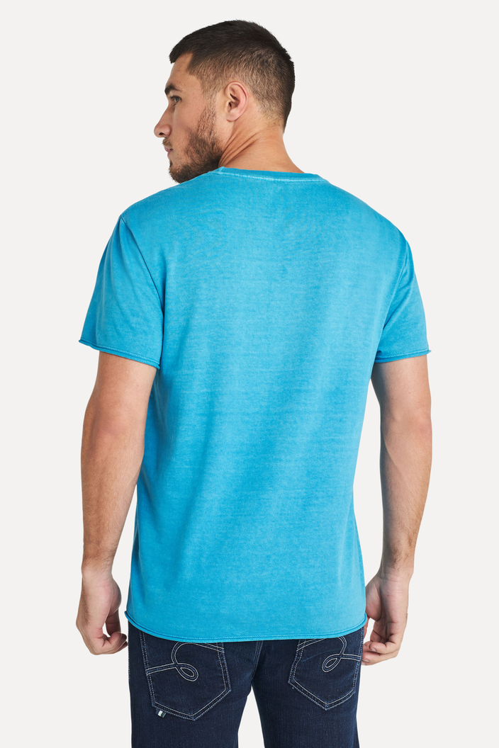 CAMISETA AZUL RESERVA MALHAO STONED
