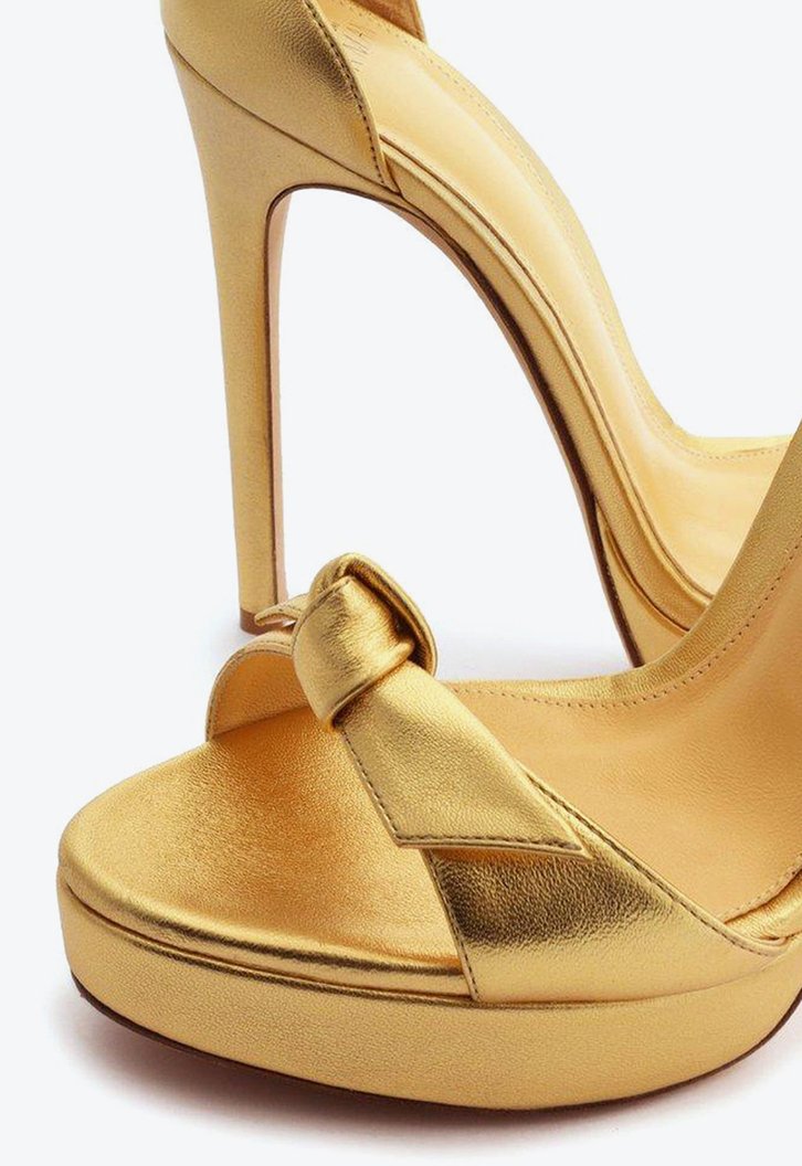 Clarita Stiletto Platform Oro