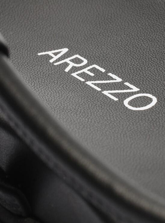 PAPETE PRETA AREZZO TRATORADA TIRAS AMARRAÇÃO