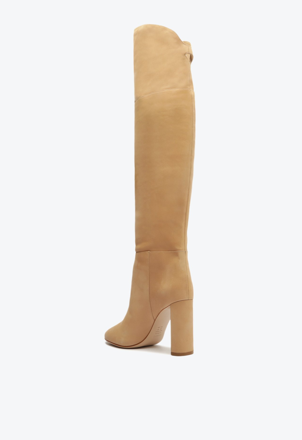 Bota Bege Schutz Over The Knee Austine Camurça | ZZ MALL