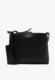 Bolsa Tiracolo Cartão Preta Anacapri Porta Média