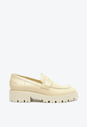 Mocassim Branco Schutz Christie Weekend Couro