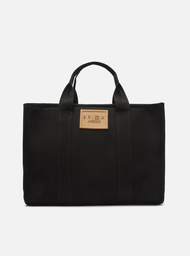 Bolsa Tote Preta Lona Brizza