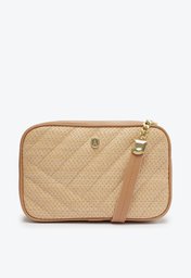 Bolsa Crossbody Marrom Anacapri Média Matelassê Diagonal