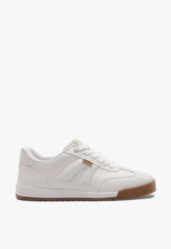 Tênis AC1119 Retrô com Cadarço Duplo Branco