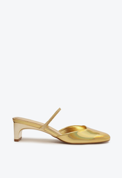 Mule Casual Dourada Schutz Bertie