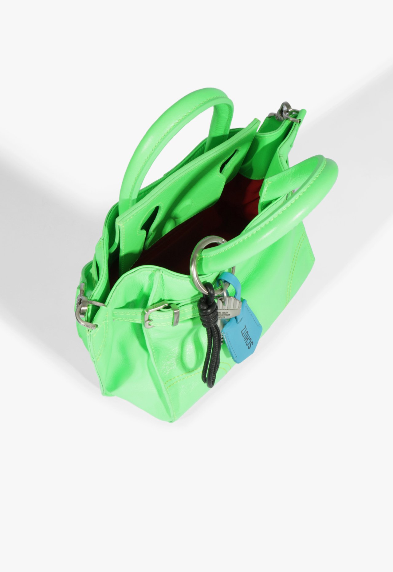 Bolsa Tote Pequena Heaven Couro Verde | ZZ MALL