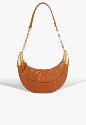 Bolsa Marrom Schutz Shoulder Goat Couro