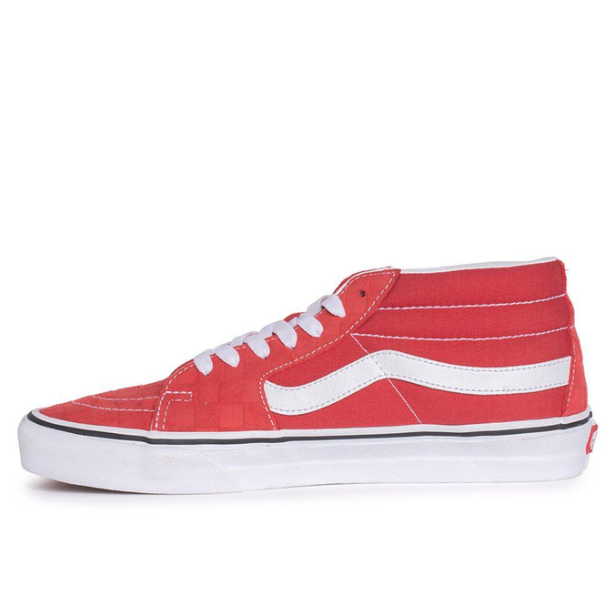 vans sk8 mid red