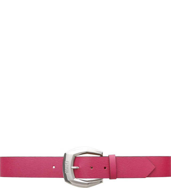 Cinto Bright Couro Rose